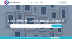 Desktop Screenshot of kuratoren.org